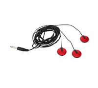 DECOMELODY Acoustic Guitar Pickup 6.35mm Jack No-drill Piezo Contact Pickup Adhesive Mount Folk Guitar Accessory for Recording and Practice