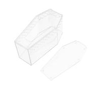 DECOMELODY Acrylic Reptile Terrarium and Feeding Box, 10x10x20cm Enclosure for Spiders, Geckos, and Small Amphibians, Suitable for Desktop Habitat and Breeding