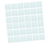 DECOMELODY Adhesive Makeup Mixing Palettes Hand 100Pcs Foundation Tray 7X7Cm Cosmetic Accessories for Nail Art Manicure Random Color