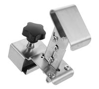 DECOMELODY Adjustable Piano Pedal Extender Silver Metal Cushioned Ergonomic Height Riser for Children Beginners Piano Training Practice Sessions at Home