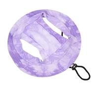 DECOMELODY Adjustable Puppy Hat Dog Sun Hat Cotton Baseball Cap for Small Dogs and Cats Outdoor Protective Headwear with Ear for Stylish Pet Photos Purple S