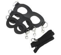 DECOMELODY Adjustable Reptile Harness for Bearded Dragons and Lizards Lightweight Small Pet Leash for Outdoor Walking Comfortable Black Chest Strap for Safe Control