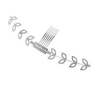 DECOMELODY Adjustable Rhinestone Mask Band Buckle Ear Hook Extender for Comfortable Mask Saver Hair Accessory White Design