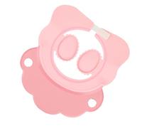 DECOMELODY Adjustable Silicone Baby Shampoo Cap Infant Shower Bathing Hat Pink Sunflower Design Comfortable Hair Wash Shield for Toddler Bath Safety