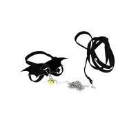DECOMELODY Adjustable Turtle Harness with Wing Design for Reptiles Lightweight Bite Chest Strap Leash Walking Control Rope for Tortoise Outdoor Training Black