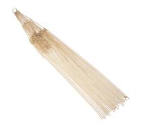 DECOMELODY Alloy Head Chain Egyptian Style Wedding Hair Jewelry for Women Long Tassel Headpiece for Bride Ancient Costume Hair Accessory for Forehead