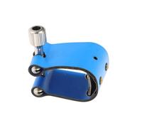 DECOMELODY Alto Saxophone Clip Blue U-shaped Soft Leather Fastener Saxophone Fixing Accessory for Alto Sax Reeds Mouthpiece Secure Hold