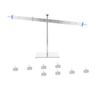 DECOMELODY Aluminum Alloy Lever Balance Instrument with Accurate Weights for Math Manipulatives Early Education Physics Teaching Demonstration Tool for Classroom Science Experiments