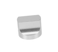 DECOMELODY Aluminum Control Knob Brushed Silver Duckbill Shape for Precision Volume Adjustment Compatible with Tube Amplifiers Guitar Pedals and Audio Devices