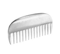 DECOMELODY Aluminum Pet Hair Comb Grooming Tool for Cats Dogs with Smooth Polished Surface for Tangle and Shedding Control Suitable for Short Long Curly Hair