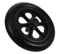 DECOMELODY Anti-Slip Replacement Wheelchair Wheel Solid Rear Tire Lightweight Caster for Indoor Outdoor Mobility Walker Accessory