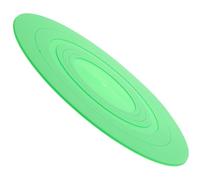DECOMELODY Anti-static Silicone Vinyl Record Mat for Turntable, 295mm Green Silicone Platter Pad, Record Player Accessory for Home Vinyl Playback and Dust Protection