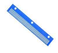 DECOMELODY Aquarium Fish Separator Comb with Suction Cup, Blue 30.5cm Overflow Skimmer Grid for Fish Tank Water Flow Control and Filter Accessories