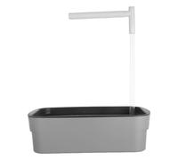 DECOMELODY Automatic Parrot Bath Tub with Ring Nozzle Large Size Shower Bath for Cage for Budgie Cockatiel and Conure