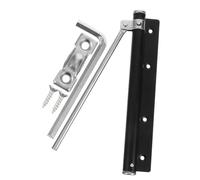 DECOMELODY Automatic Silent Spring Loaded Door Closer for Interior Doors Stainless Steel Self-Closing Hinge with Rebound Safety Mechanism Noise Rust-Resistant Closure for Home and Office Use