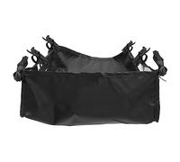 DECOMELODY Baby Stroller Storage Basket Pushchair Storage Pouch Large Capacity Lightweight Oxford Fabric Organizer with Stable Fixing Design for Walks Around Town and Trips to The Airport