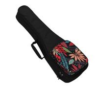 DECOMELODY Bag Shoulder Straps Double and Material Sponge Nylon Carrying with Thick Padding Large Front Pocket Easy Storage 23/24 Inch for Ukulele, Ukulele for Suitable