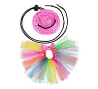 DECOMELODY Bearded Dragon Hat and Tutu Skirt Costume for Lizards and Small Reptiles Comfortable Pet Outfit for Halloween Christmas Birthday Parties Suitable for Geckos and Chameleons