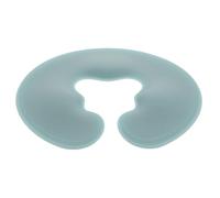 DECOMELODY Beauty Salon Massage Table Face Pillow U-Shaped Large Latex Cushion with Hard Base, Matcha Green Facial Support for Spa, Home Massage, and Travel Headrest
