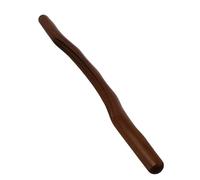 DECOMELODY Beech Wood Manual Acupressure Stick 52cm Carbonized Massage Rod for Full Body, Portable Foot and Back Massage Tool for Neck and Lumbar Relaxation, Brown