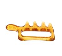 DECOMELODY Beeswax Five Phases Massage Brush Portable Manual Massage Tool for Whole Body Use Natural Resin Gua Sha Scraping Board for Back Legs and Feet Home Beauty Supply