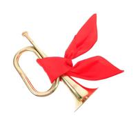 DECOMELODY Beginner Bugle Trumpet Metal Wind Instrument with Comfortable Grip and Stylish Finish for Band Orchestra Military Style Performance