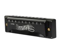 DECOMELODY Beginner Harmonica for Kids 10 Holes and 20 Tones, Easy Playing Small Harmonica Musical Instrument Made of Abs and Metal, Portable Design for Toddlers and Children