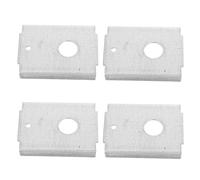 DECOMELODY Bifold Door Repair Kit 4Pcs Metal Hinges and Brackets for 1-3/8 Inch Folding Doors with Screws and Washers Replacement for Home Installation