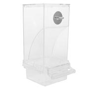 DECOMELODY Bird Feeder Shell Separator for Cage - Anti-Spill Automatic Parrot Food Dispenser, 1pcs Suitable for Small Birds and Cage Use