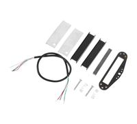 DECOMELODY Black Electric Guitar Humbucker Pickup Replacement Kit Dual-coil Magnetic Design for Enhanced Clarity and High-volume Output DIY Assembly Flexible Installation for Acoustic and