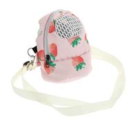 DECOMELODY Breathable Pet Outdoor Carrier Bag for Hamster Hedgehog Chinchilla Sugar Glider Detachable Easy-clean Portable Sling with Shoulder Strap Cozy Small Animal Travel Tote
