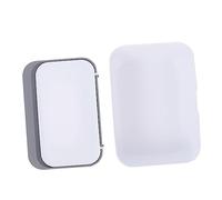 DECOMELODY Capacity Bathroom Tissue Box with Covered Storage Gray PP Material Tissue Container for Dry and Wet Wipes Practical Napkin Holder for Home and Kitchen Use