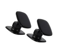 DECOMELODY Car Phone Holder 2pcs Universal Multi-functional Nano Adhesive Mount Black Square for Vehicle Dashboard Compatible with Smartphones