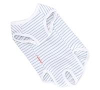 DECOMELODY Cat Suit Soft Breathable Post- Protective Shirt with Sticker Strap for Abdominal Wounds Anti-lick Scratch Nursing Clothes for Cats Easy Wear Four-season Care