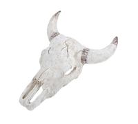 DECOMELODY Cattle Skulls Aquarium Decoration for Reptiles Unique Resin Fish Tank Hideouts for Turtles Lizards and Snakes Versatile Desert Cave Landscape Ornament
