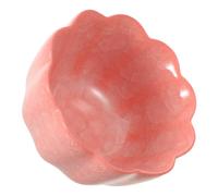 DECOMELODY Ceramic Thai Essential Oil Mixing Bowl 60Ml Small Pink Frosted Facial Mask Bowl for Spa Beauty DIY Skin Care and Massage