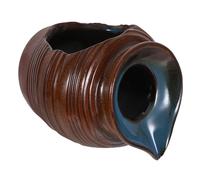 DECOMELODY Ceramic Waterfall Jar Tabletop Fountain Pot with Efficient Circulating Water Flow for Garden Aquarium Fish Tank Decoration Multi-functional Indoor Outdoor Ornamental Accessory