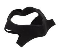 DECOMELODY Chin Strap Adjustable Stopper Device Black Breathable Snore Solution for Night Sleep Relief in Men and Women