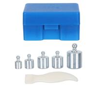 DECOMELODY Chrome Plated Steel Calibration Weight Set 10mg-100g for Balance Scale Calibration with Clamp, Small round Weighing Weights for Science, Jewelry, and Kitchen Use