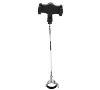 DECOMELODY Clarinet Phone Holder Adjustable Metal Clamp Long Arm Smartphone Mount for Saxophone for Sheet Music Reading and Accompaniment