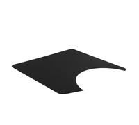 DECOMELODY Classical Guitar Pick Guard PVC Large Opening Decorative Plate Black 7X6 Inches Acoustic Guitar Guard Protection Sheet for Concerts and Stage Use