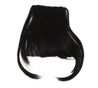 DECOMELODY Clip Air Bangs Hair Extension with Side Fringe High Temperature Silk Fake Hair Replacement for Women Comfortable Daily Wear Face Shape Enhancing Durable and Practical Hairpiece