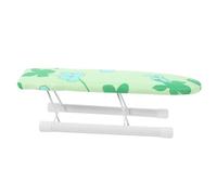 DECOMELODY Compact Mini Folding Ironing Board with Non Slip Base Stable Tabletop Rack for Clothes Space Saving Design for Home and Travel Use Construction Portable Sleeve Ironing Station