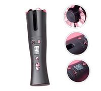 DECOMELODY Cordless Auto Curler Rechargeable Temperature Wireless Hair Curler with LCD Display Portable Travel Styling Tool for Loose Medium Tight Curls