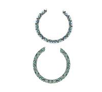 DECOMELODY Creative Acoustic Guitar Sound Hole Rosettes PVC Stickers Pattern Appearance Curved Strips Easy to Use and Remove Sound Hole Decor for Guitar Accessories