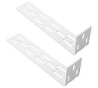 DECOMELODY Curtain Track Wall Mount Bracket 2Pcs for Bay Windows Electric Track Accessories