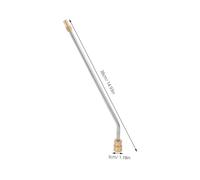 DECOMELODY Curved High Pressure Washer Spray Lance Extension Wand Stainless Steel Quick Connect Replacement for Car Home Cleaning and Agricultural Irrigation