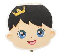 DECOMELODY Cute Wooden Teeth Storage Box for Boys Cartoon Tooth Saver Keepsake Case for Long-Term Memory Preservation