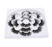 DECOMELODY Dense Fake Eyelashes for Women Makeup Simulation Lashes Creative Design for Everyday Use Natural Look Easy to Apply