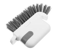 DECOMELODY Detachable Groove Cleaning Brush with Bristles Skid Handle Household Cleaning Tool for Window Tracks Sliding Doors Kitchen and Bathroom Crevices